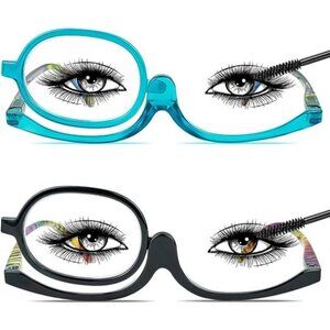 2-Pack Makeup Application Glasses – Magnifying Eyewear for Precision X2.0 Mag